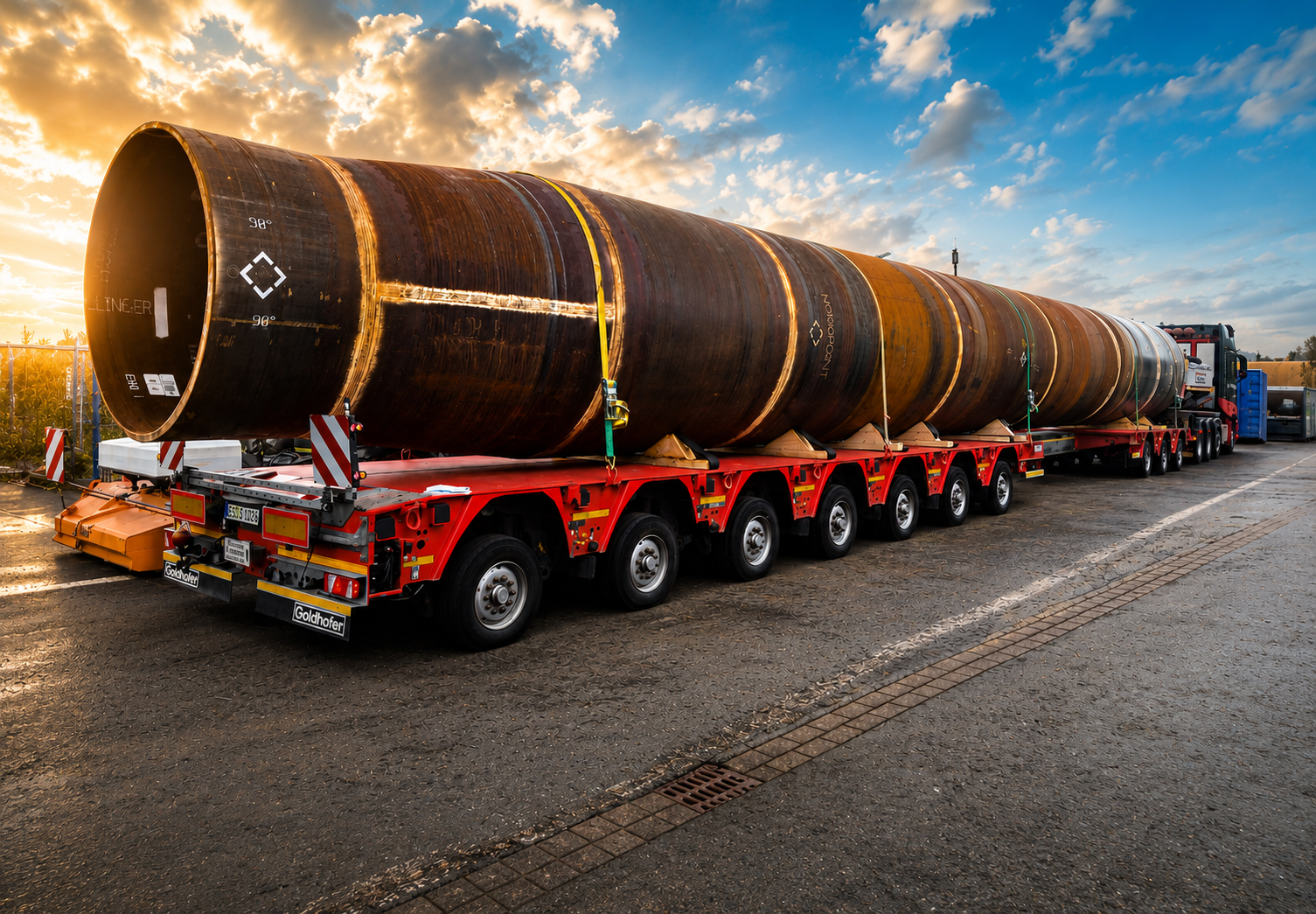 10 Achs Semi - Schwertransport KAHL