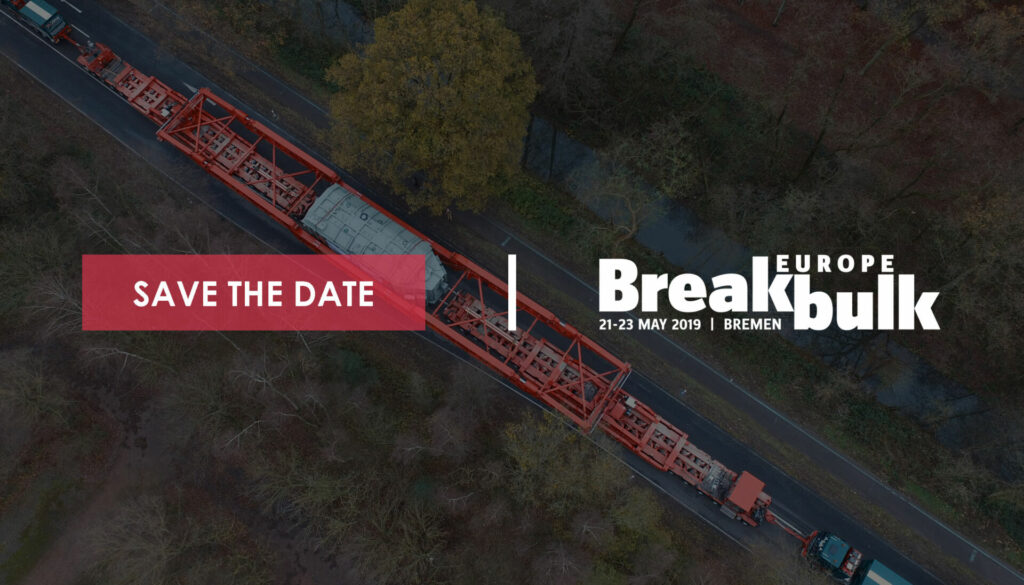 Save the Date Bremen Messe Breakbulk 2019